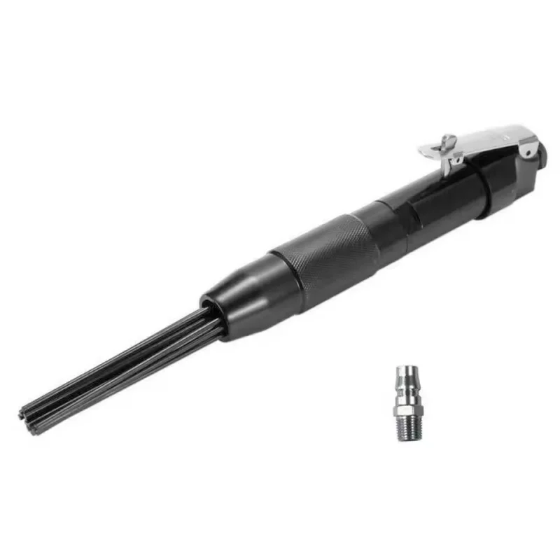 12 3MM Needle Bundle Pneumatic Shovel Straight Rust Remover, Pneumatic Rust Remover, Mini Pneumatic Rust Remover