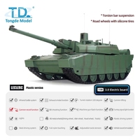 Tongde 1/16 RTR RC Tank H2408 Leclerc Radio Control Battle Infrared BB Shooting Barrel Recoil 320 Degree Electric Car Toy Panzer