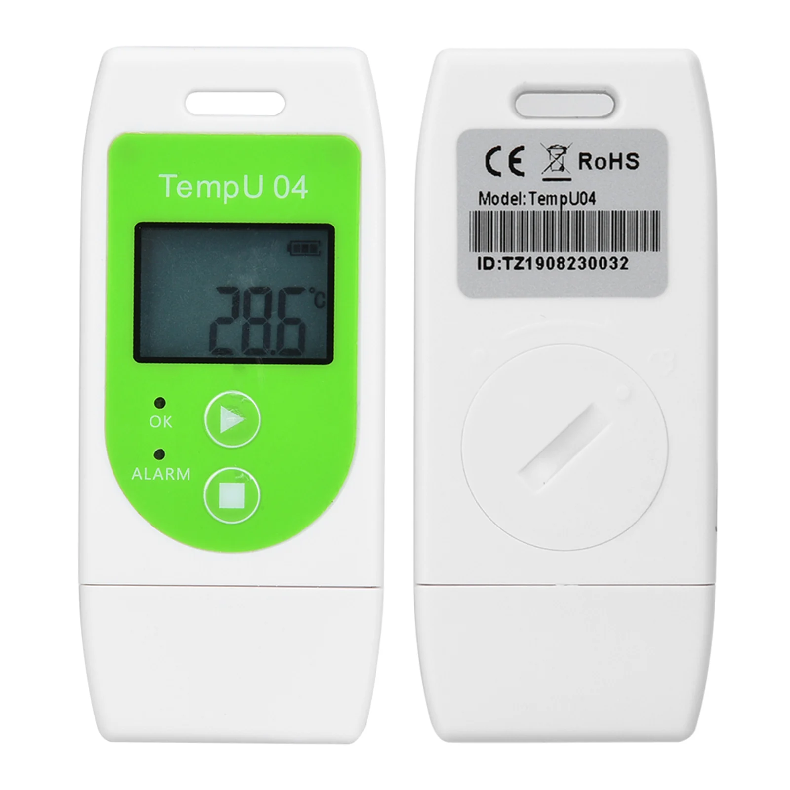 TempU04 PDF USB Temperature Data Logger Reusable Temperature Recorder PDF Logger Temperature Logger USB Temperature Data Logger