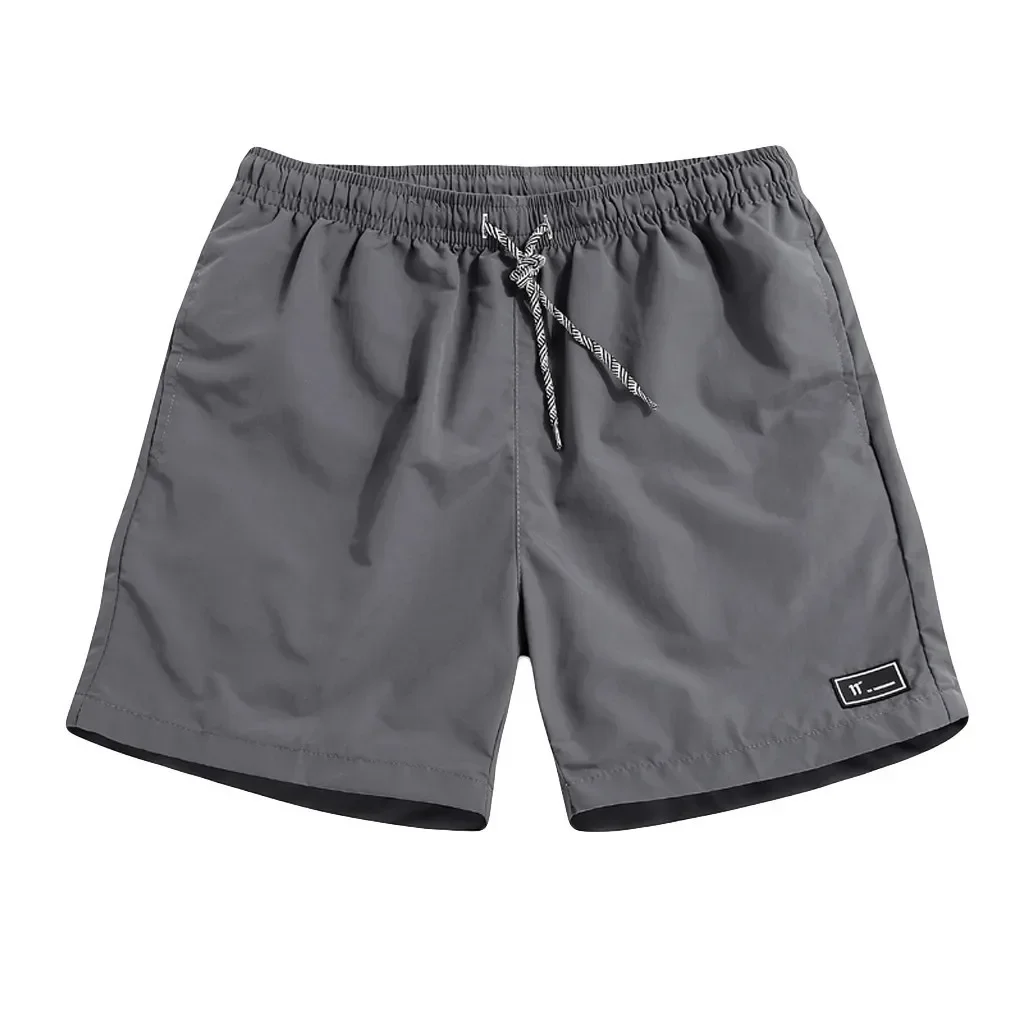 Short de plage fin à séchage rapide pour homme, pantalon court de sport décontracté, vêtements d'été, grande taille, fjCasual, 2024