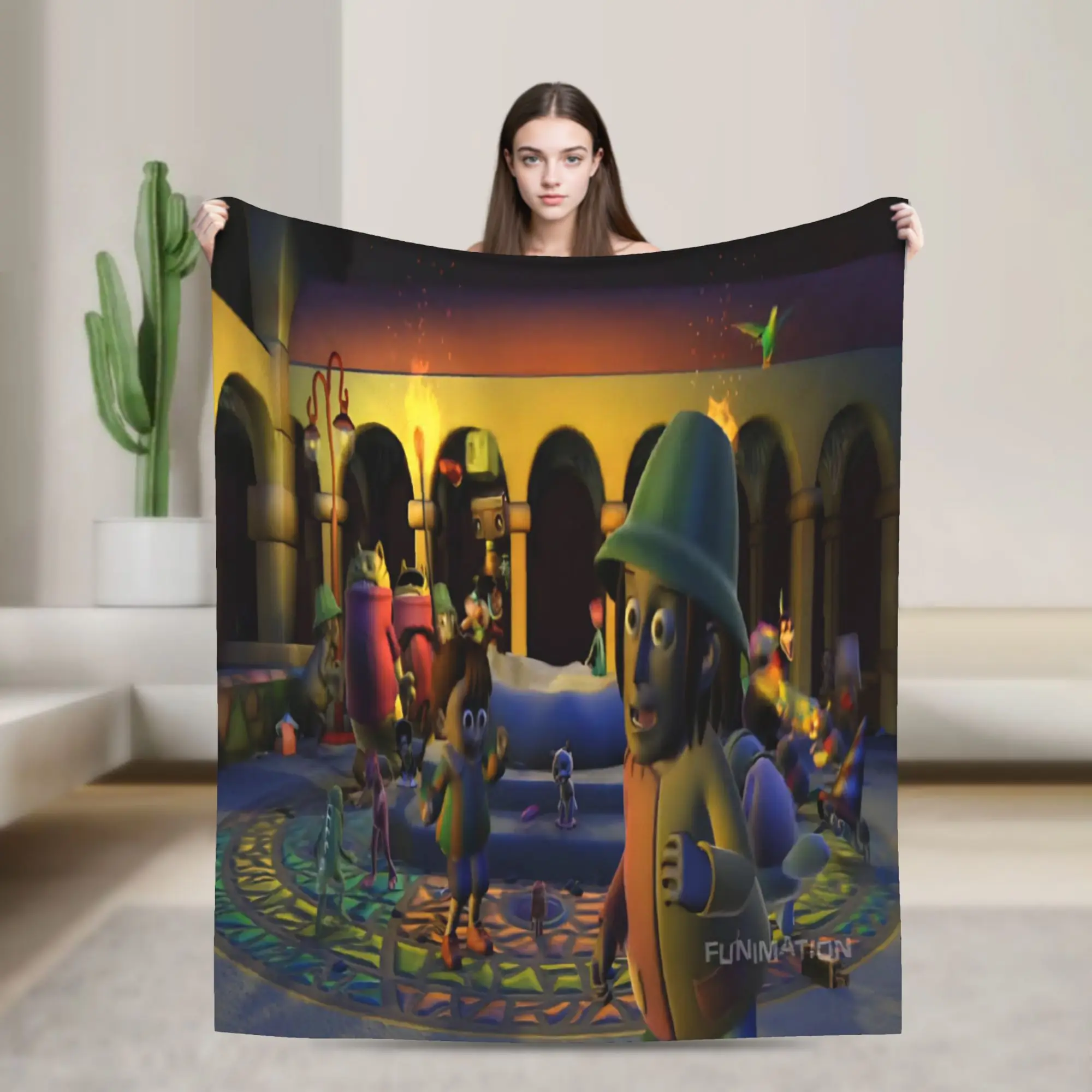 Stylish Mr.Stain on Junk Alley Blanket Super Soft Flannel  Relax Throw Blanket Machine Washable