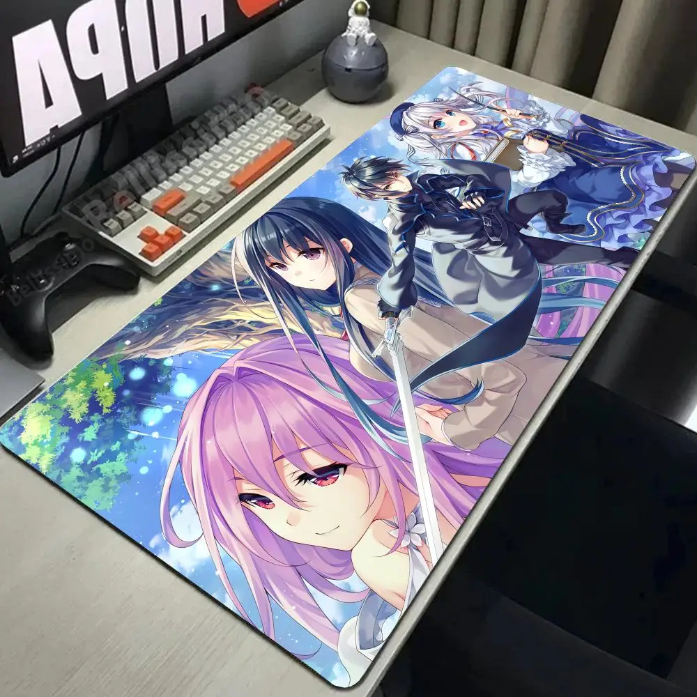 Mouse Pad Gifts for girls Non-Slip Purple art Rubber New S_spirit_Chronicless products Desk Edge locking Popular desk mats