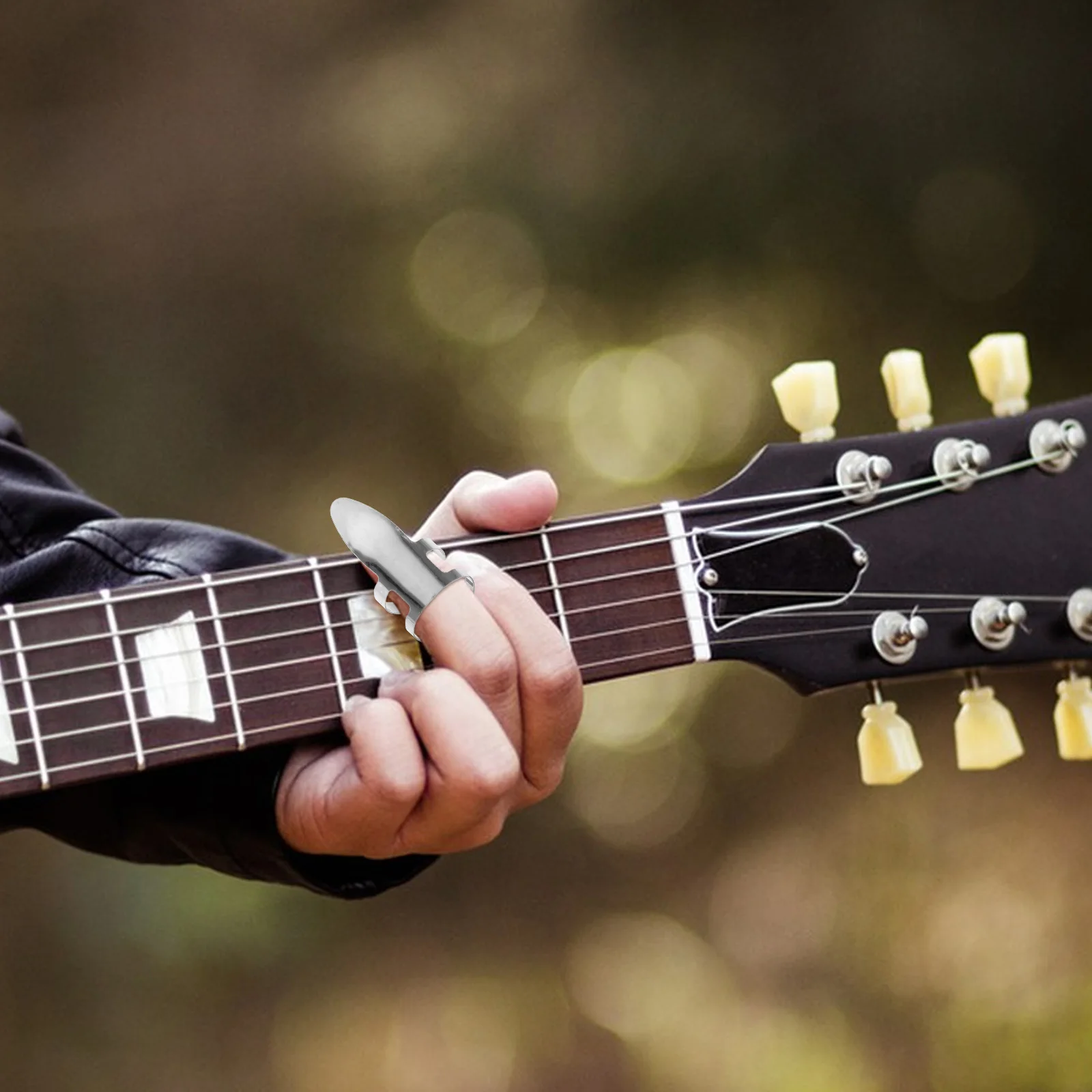 15 قطعة من أعواد أصابع الجيتار من الفولاذ المقاوم للصدأ رفيعة للغاية وخفيفة الوزن لمجموعة الاستخدام الاحترافي للجيتار باس