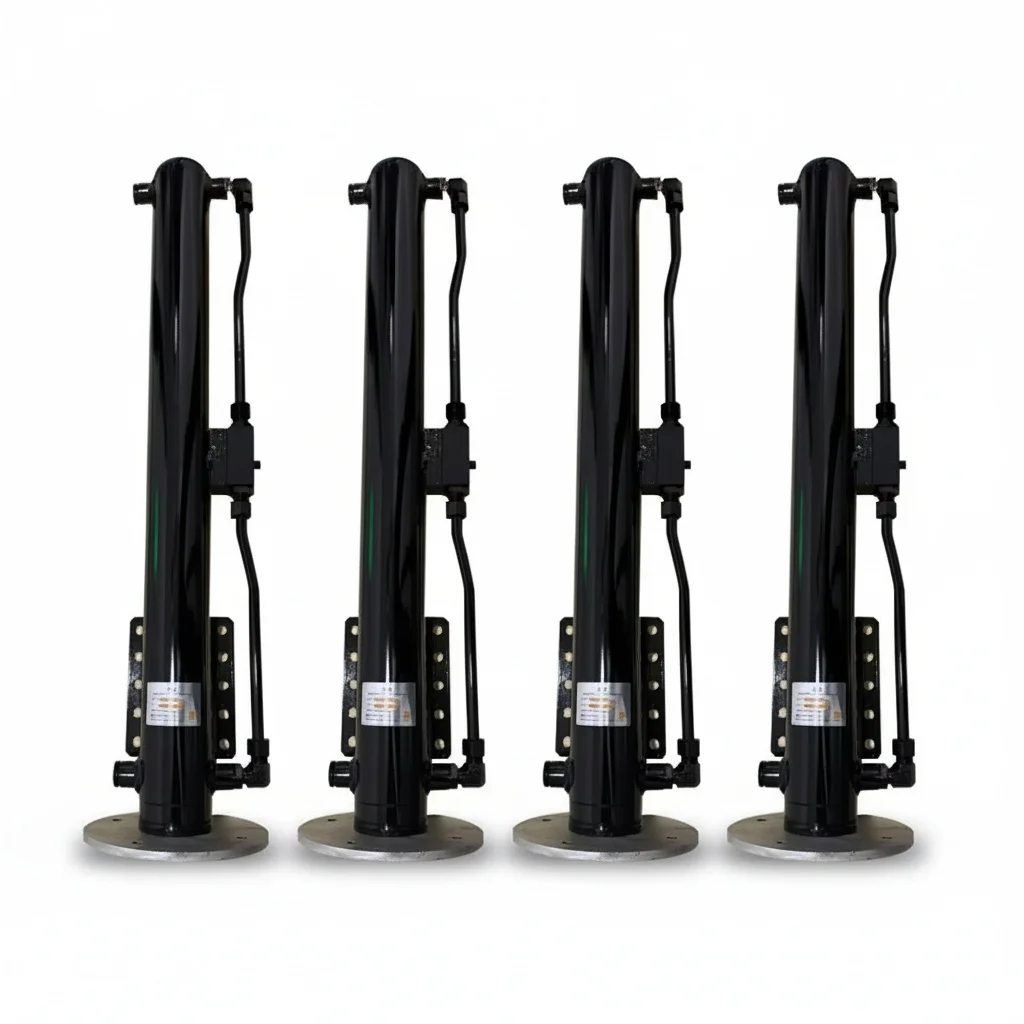 Hydraulic Auto Leveling System, 3-20 Tons Double Acting Telescopic Cylinder, Steel Motorhome Stabilizer Legs, RV Outrigger Jack