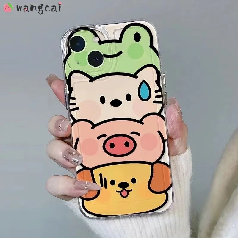 جراب هاتف بحماية ناعمة لـ Oneplus ، الضفدع ، القط ، الخنزير ، الكلب ، غطاء الهاتف ، ACE 3 ، 2V ، 11R ، ACE 2 ، 11 ، 11R ، 10T ، 9RT ، nord CE 9 Pro ، 9 ، 8T