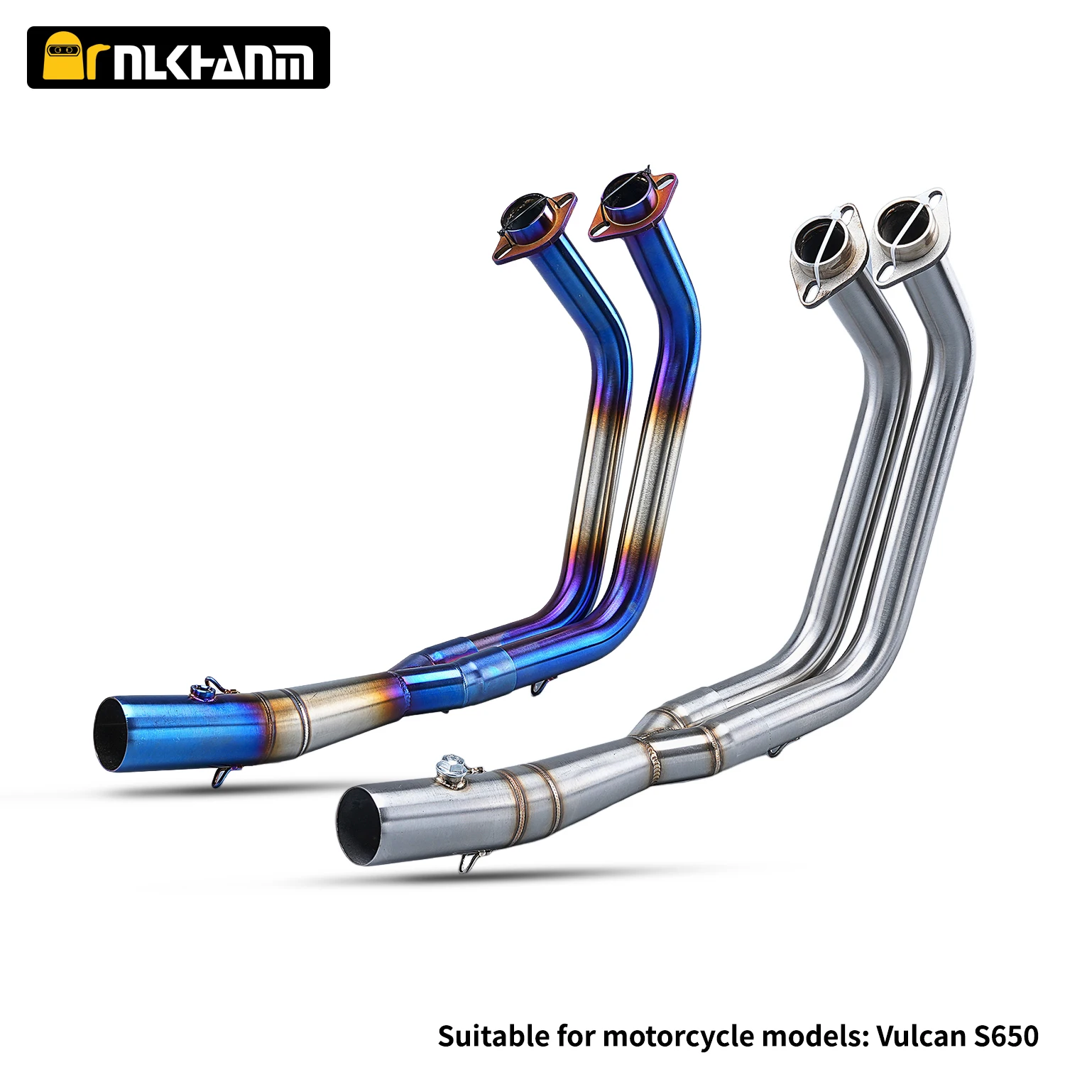 

Motorcycle Exhaust LEO TOC Modified Front Pipe DB Killer Silencer For Kawasaki Vulcan S650 650s 650 S VN650 Pit Bike Elbow