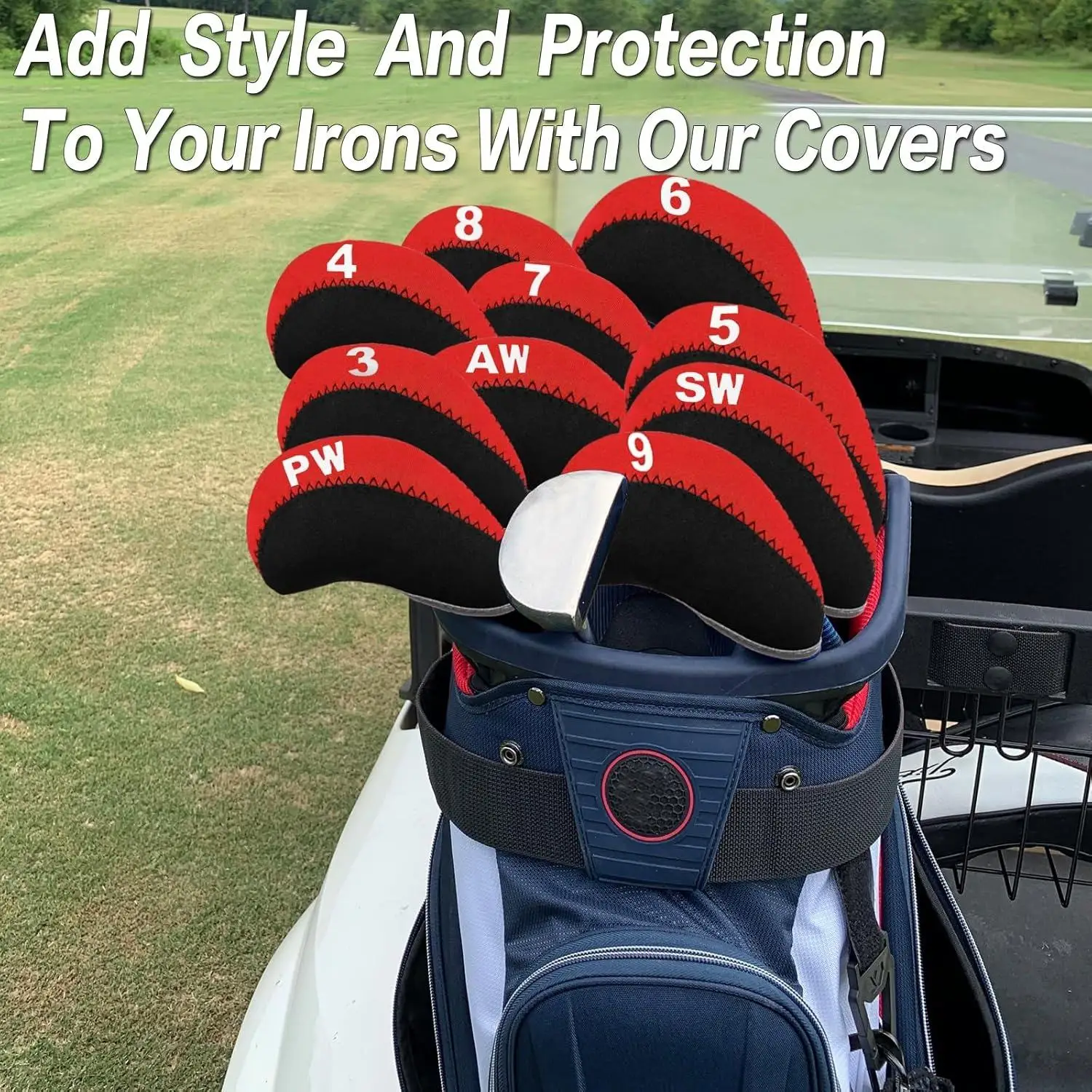 Callaway Compatible Iron Golf Head Covers - usage example