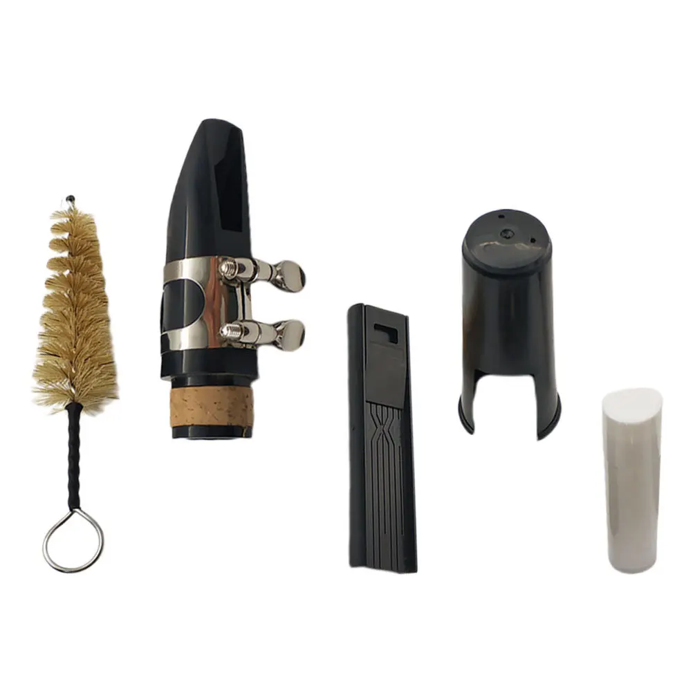 

1Set Clarinet Kit Premium Reed Clip Cork Paste Cleaning Brush Mouthpiece Accessories Durable Musical Instrument Supplies