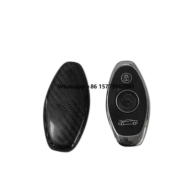 

Dry Carbon Fiber Auto Parts Key Fob Cover for Mclaren 720S 2015-2018 Carbon Key Case Cover