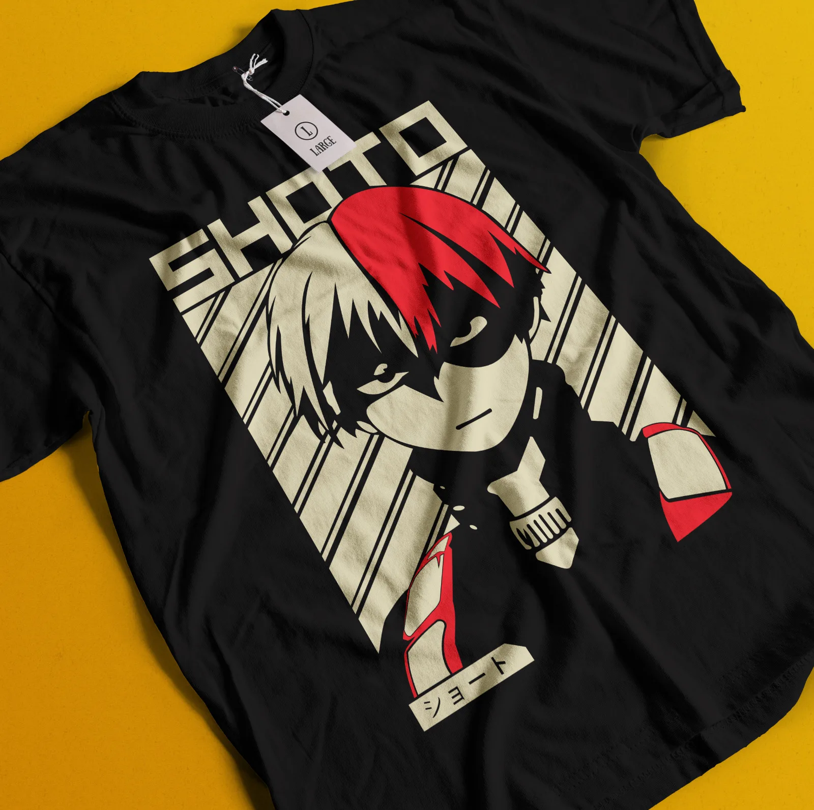 

Shoto Todoroki T-Shirt My Hero Academia Bakugo Katsuki Tee Anime Dabi Deku Shirt