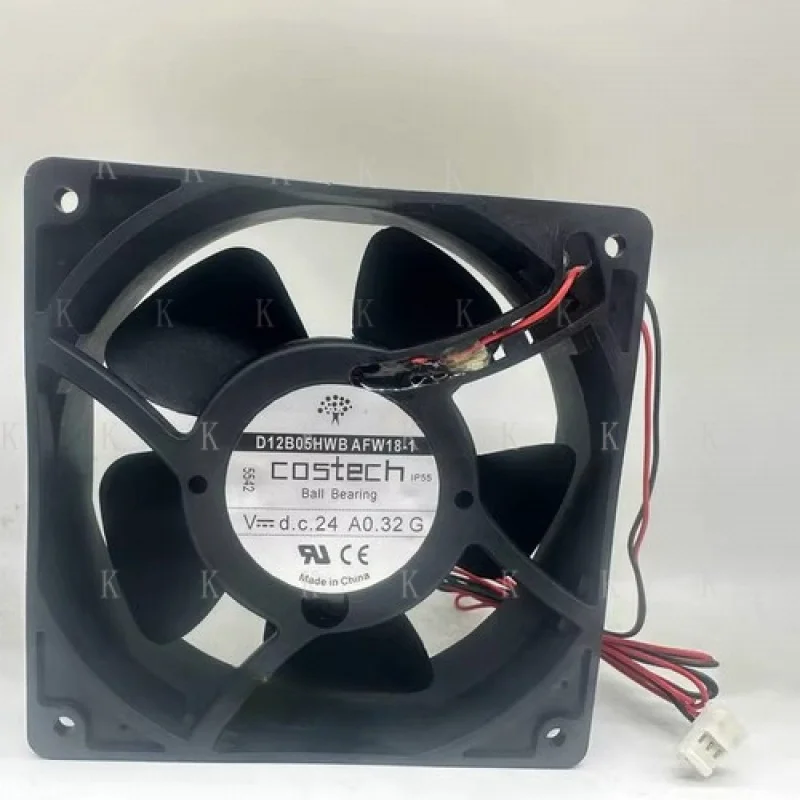 

C НОВЫЙ ДЛЯ costech 12038 D12B05HWB AFW18-1 24 В 0,32 А 12 см охлаждающий вентилятор