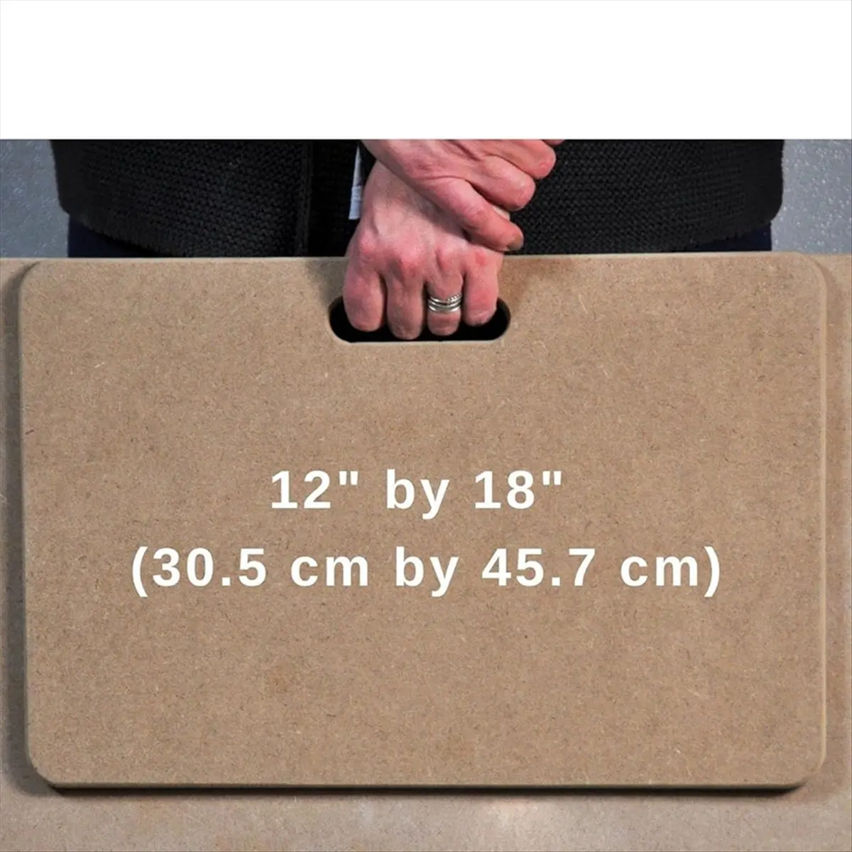 Clay Wedging Board with Built-in Handle 11.7 in x 17.6 in Clay Board Clay Wedging Board MDF