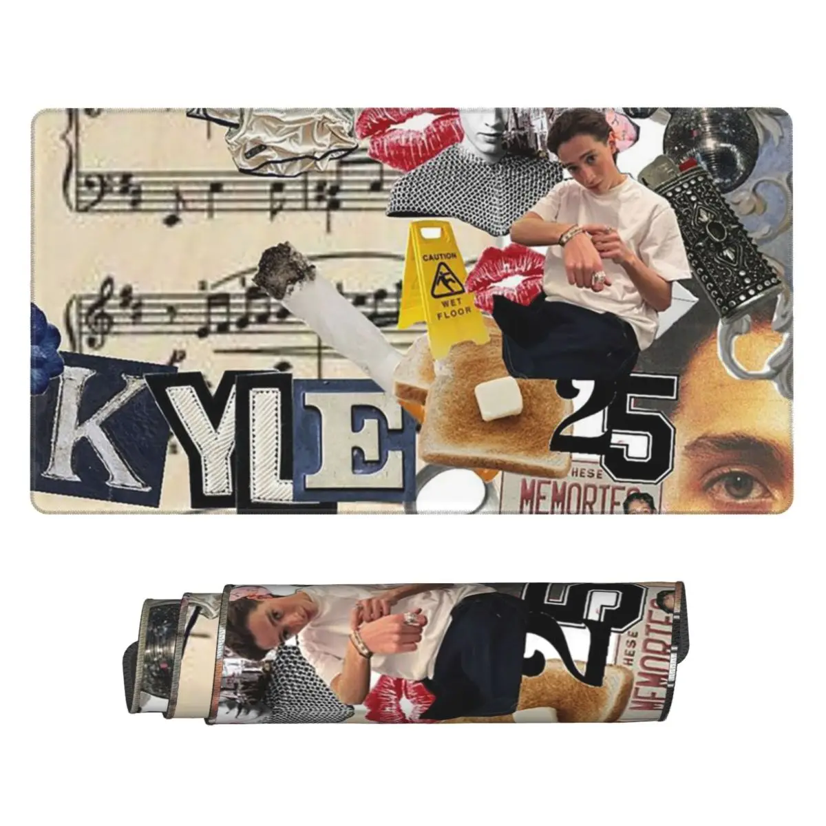 

Large Mouse Pad Kyle Alessandro Gamer PC Laptop Mats Keyboard Carpet Computer Gaming Office Accessories Desk Mat