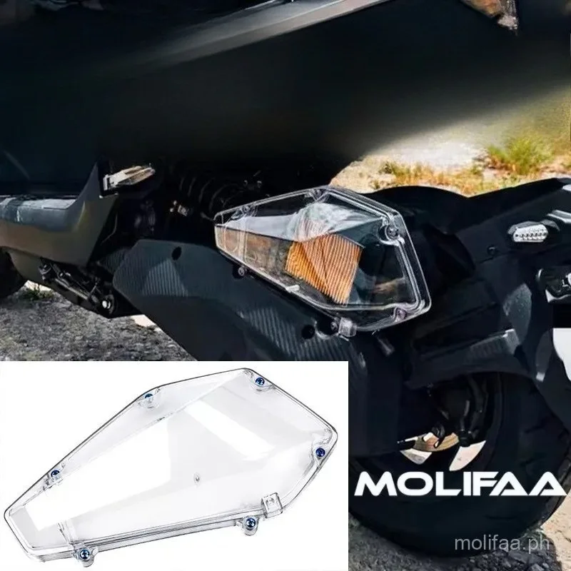 

For SYM Husky ADV 150 MMBCU DRG 150 158 Motorcycle Acrylic Air Filter Cover ABS Airbox Decorative Protector Cover Accessories