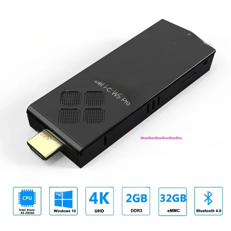 W5pro Z8350 Mini PC 2G32G Quad-core Host Win10 System Home Office Computer Stick