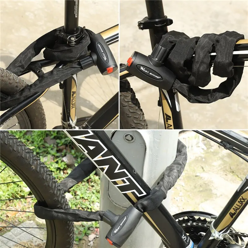 Bicycle Anti Theft Chain Lock 6