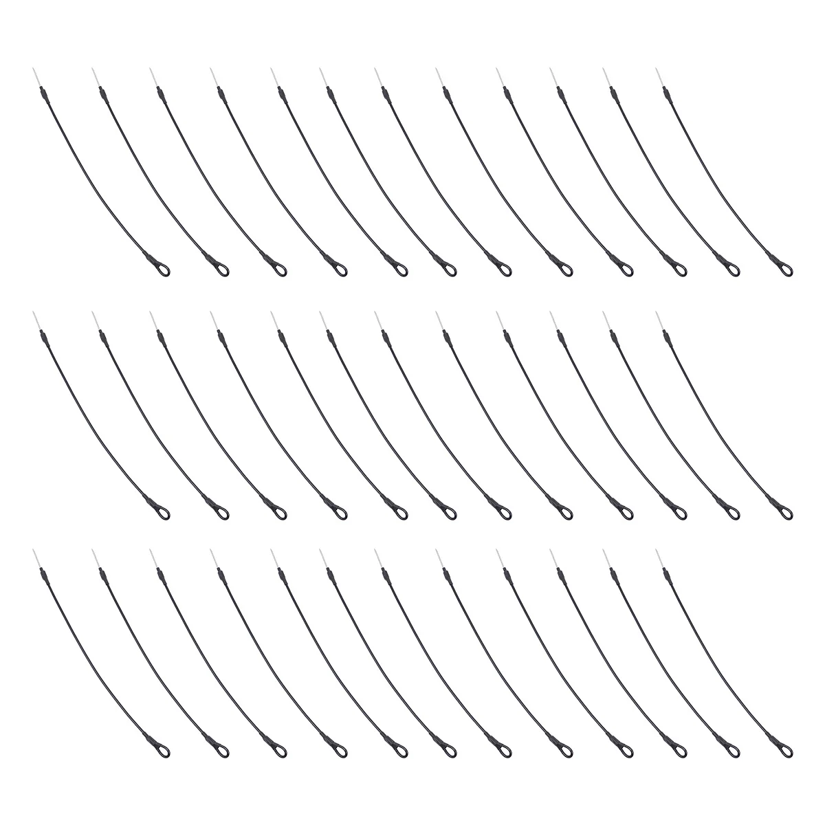 100pcs Security Rope For Clothing Safety Wire Loss Prevention Anti-Theft Safety Wire Loss Prevention Eas Hard Tag Compatible