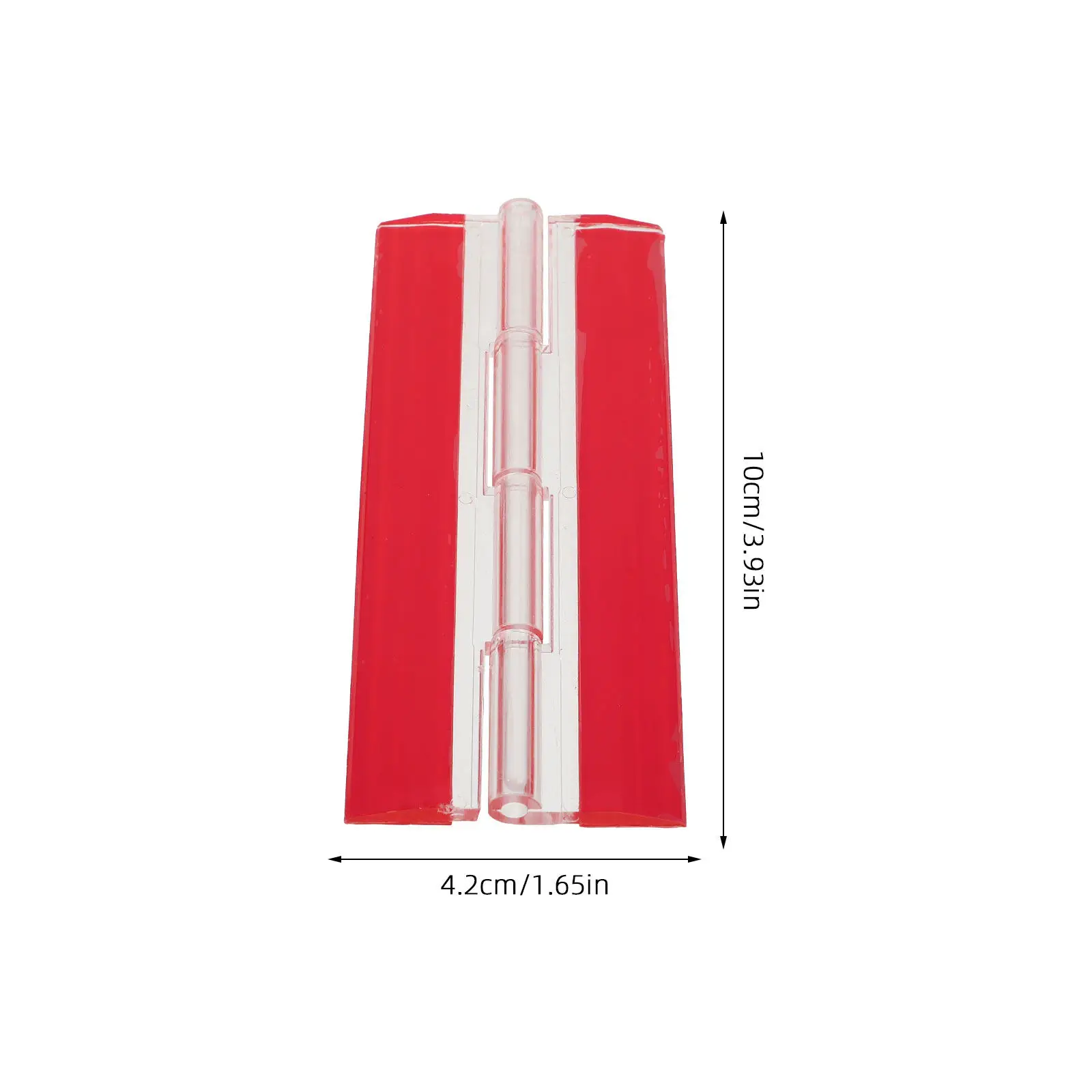 4Pcs Self Adhesive Acrylic Transparent Hinges No Drill Folding Clear Reusable Door Hardware for Office School Home Cabinet