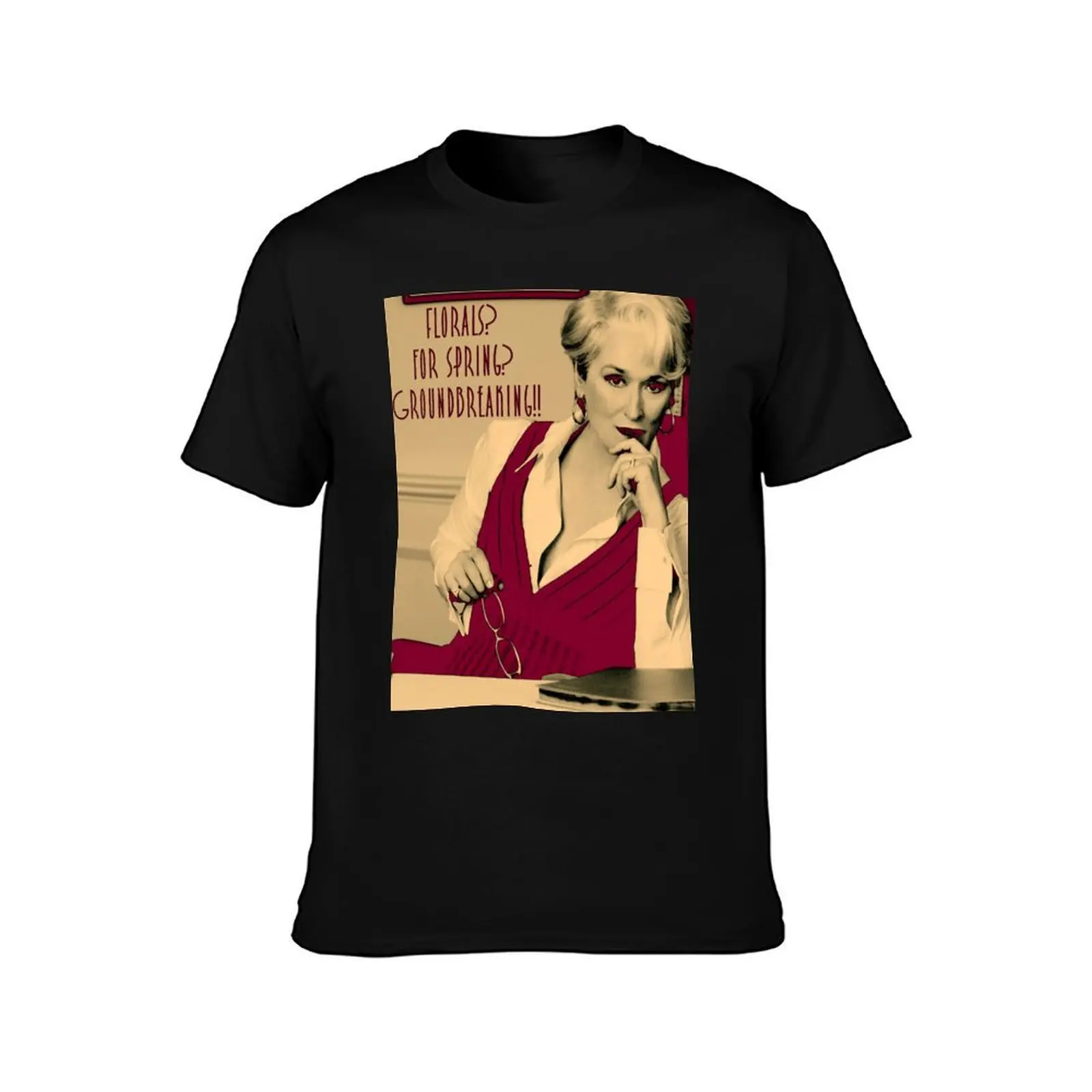 miranda Priestly Quotes 1 T-Shirt, Summer Casual Cotton Tee, Oversized Streetwear Tops, Vintage Graphic Print, Unisex Men Women