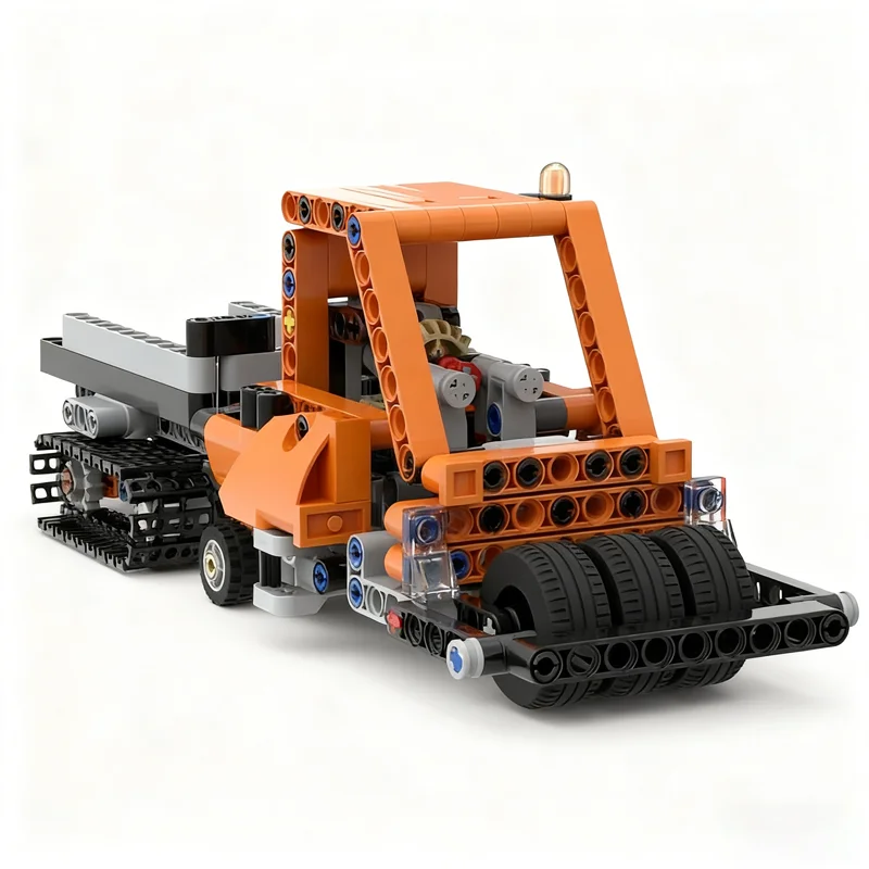 331 elementów MOC Techniczny Model Drogowy Alternatywna Konstrukcja Klocki Architektoniczne Pomysł na Prezent Świąteczny Zabawka Edukacyjna Cegła