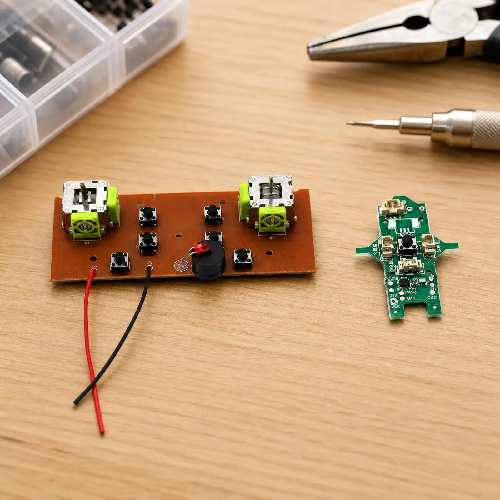 Drone Remote Control Circuit Board Kit Wide Compatibility Sender and Mount Kit DIY Sender Board with Joysticks for Electronics