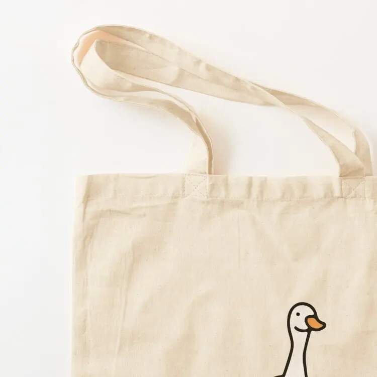 Silly Goose on the Loose Tote Bag canvas tote bags cute pouch bag personalized tote bag Lady bags