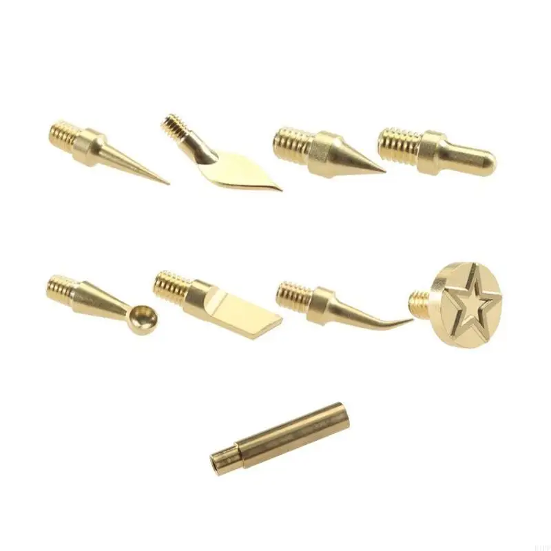 E1PF Soldering Iron Tips Soldering Welding Iron Soldering Heat Insert Nut Replacement For Voron 2.4/MK4 3D Printer H7EC