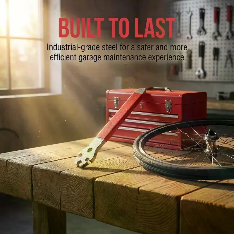 Bike Stainless Steel Spoke Adjustment Wrench Tension Tool for Precise Wheel Repair and Home Workshop