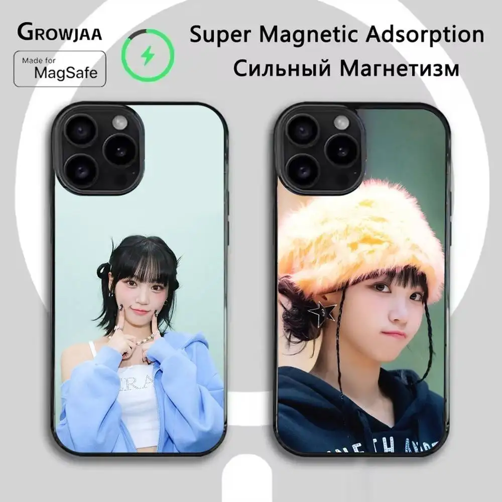 

Singer Kim C-Chaewon Phone Case For iPhone 16e,16,15,14,13,12,11,Plus,Pro,Max,Mini Magsafe Magnetic Wireless Charging