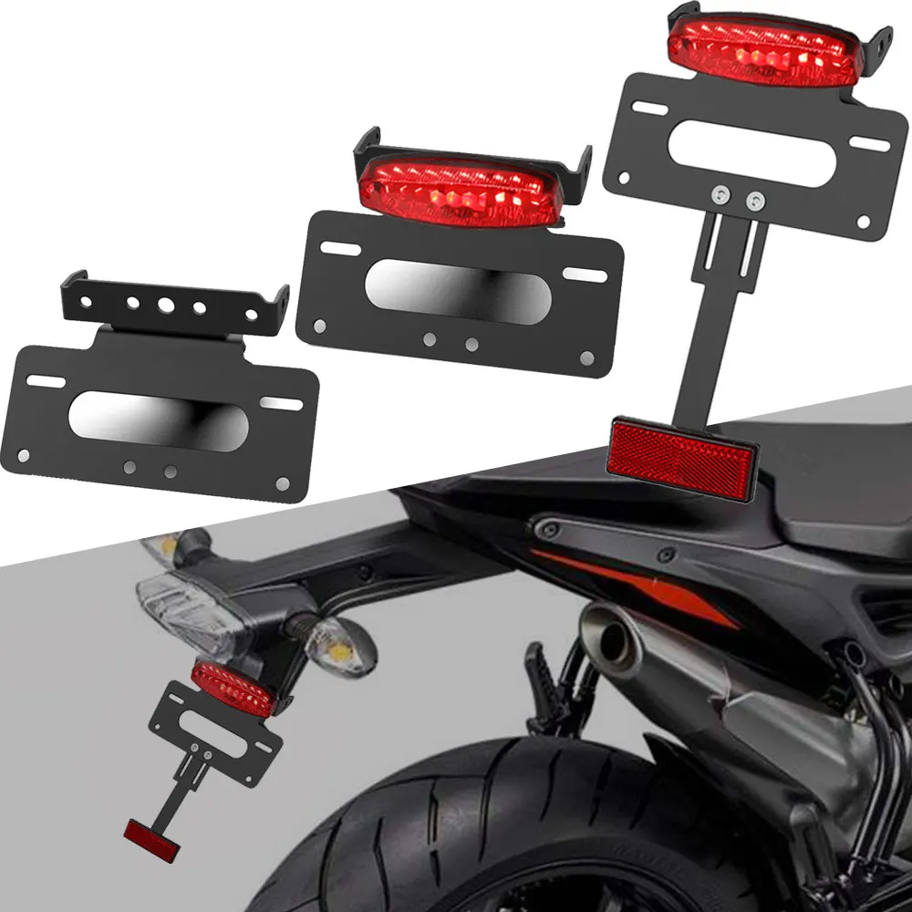 

For KTM 890Duke Duke890r 2020-2021-2022-2023 890 DUKE GP 2022 License Plate Holder Bracket Rear Tail Tidy Fender Eliminator Kits