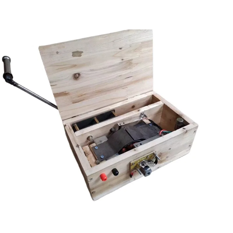 

600W 60V-220V AC Vintage Hand Crank Generator for Emergency Power Supply/RV Camping/Off-Grid Solar Backup & Home Use