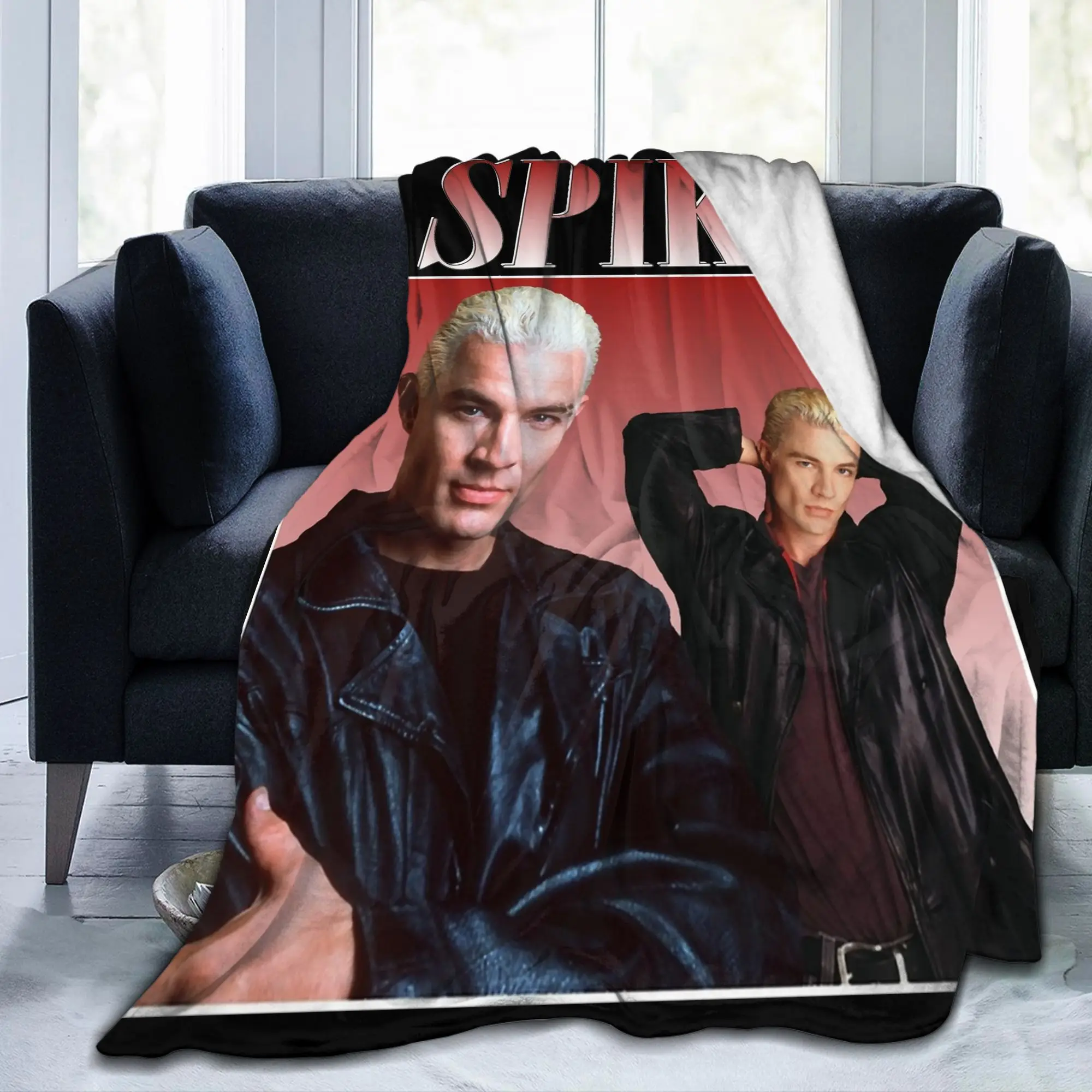 سبايك بافيز مصاصي الدماء القتلة البطانيات الصوف الديكور خفيفة الوزن رقيقة رمي بطانية للفراش الأريكة الفراش يلقي