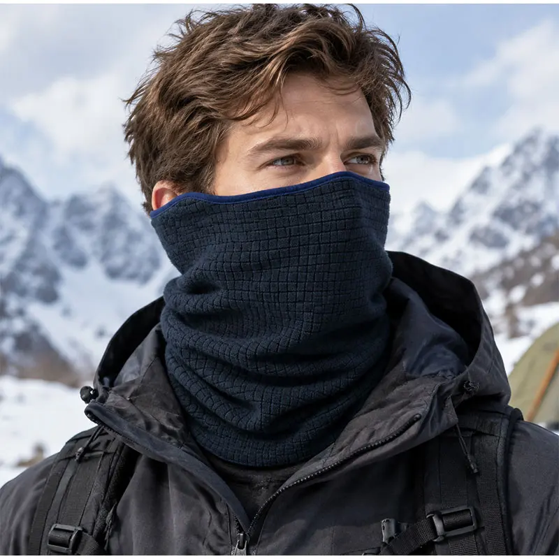 Autumn Winter Neck Protection Windproof Riding Mask Double-sided Warm Unisex Ski Mask Cold-proof  Scarf Windproof Ear Scarf