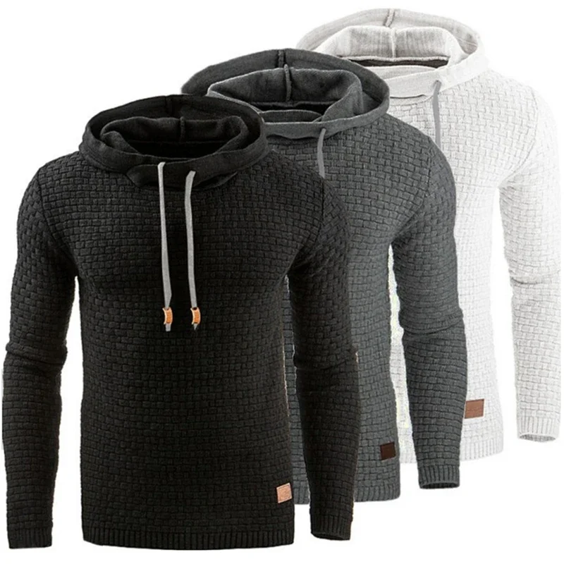MRMT 2026 Brand Men\'s Hoodies Sweatshirts Lattice Men Hoody Sweatshirts Long-Sleeved Pullover Man Hoodie Sweatshirt For Male