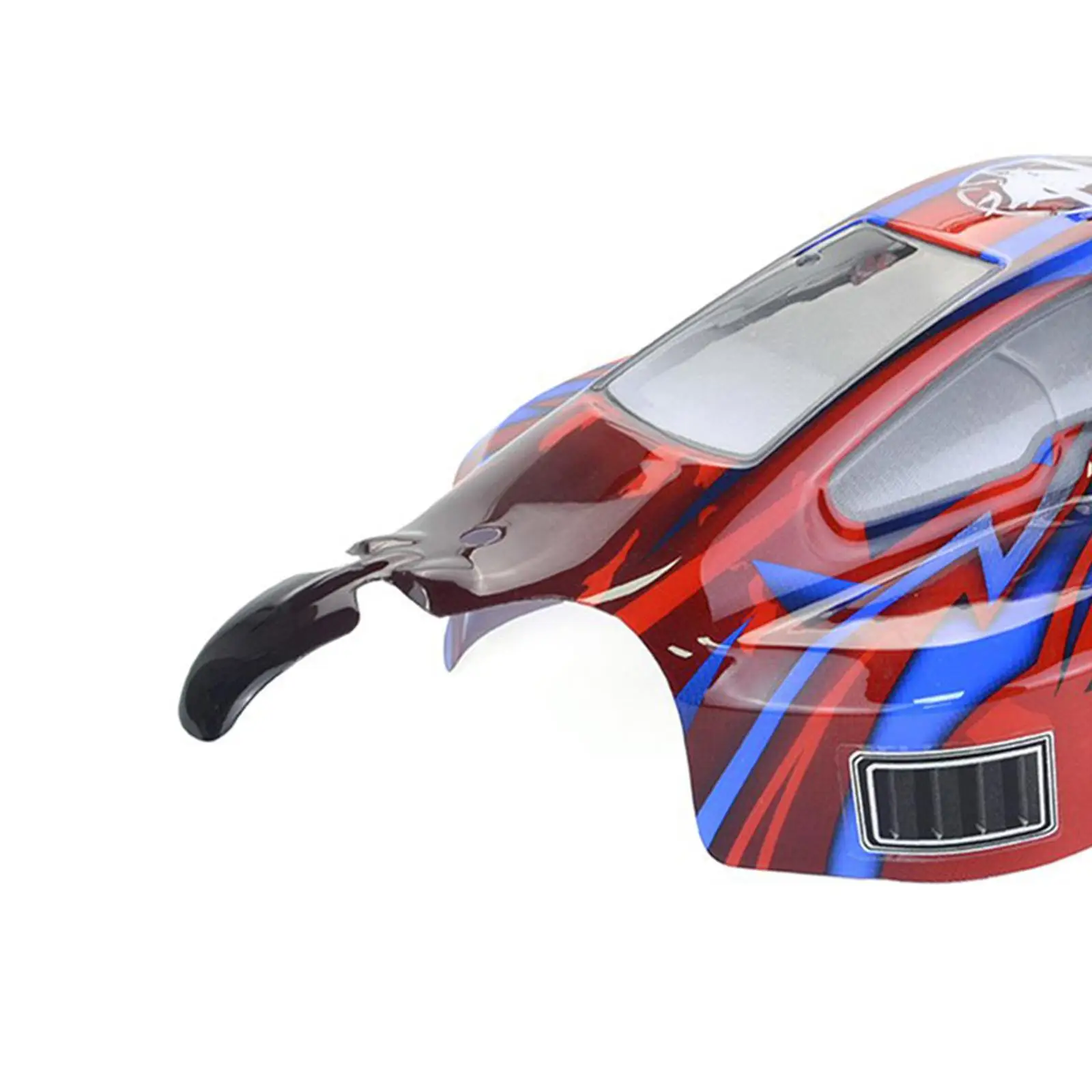 RC Car Shell Truck Body Accessory Spare Parts RC Car (Black/ Red)