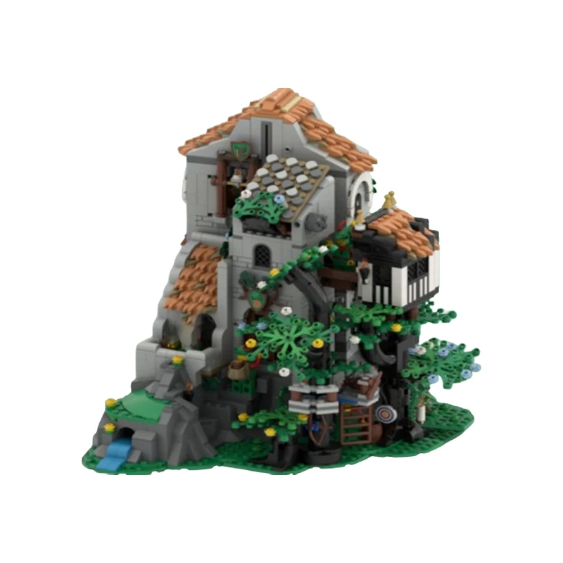 

2024 New MOC Building Blocks Castle Medieval Street View Building Blocks DIY Model Puzzle Brick Toys Boys BIrthday Gifts 1998PCS