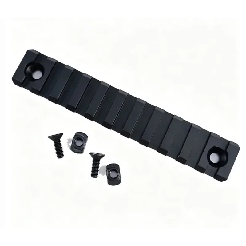 Taktische 20-mm-MLOK-Metallschiene, CNC-gefräste Schienenabschnitte, universelles Zubehör für Spielzeug-Handschutzvorrichtungen für den Außenbereich – Detail 5