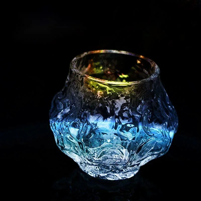 

Whiskey Cup Liberty Meteorite Liusiyu Design Crystal Wine Glass Hot Lava Mars Whisky Tumbler Artwork Cognac Snifter Dropshipping