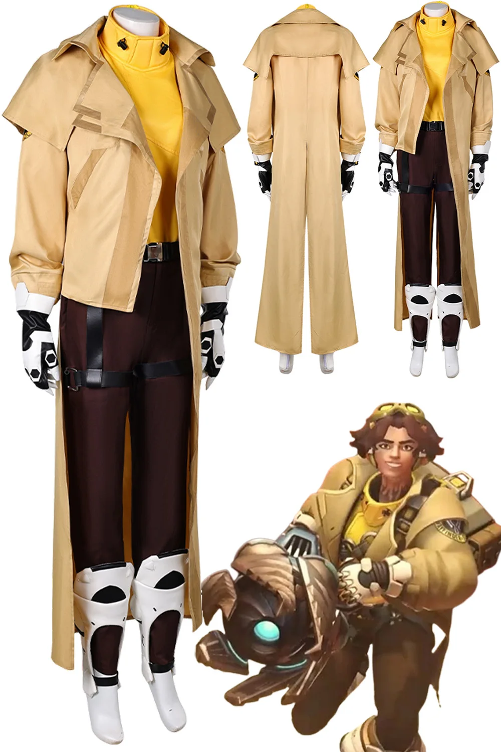 

Fantasia Venture Cosplay Gloves Clothing Cartoon Game OW Disfraz Costume Adult Women Fantasy Halloween Carnival Party Clothes