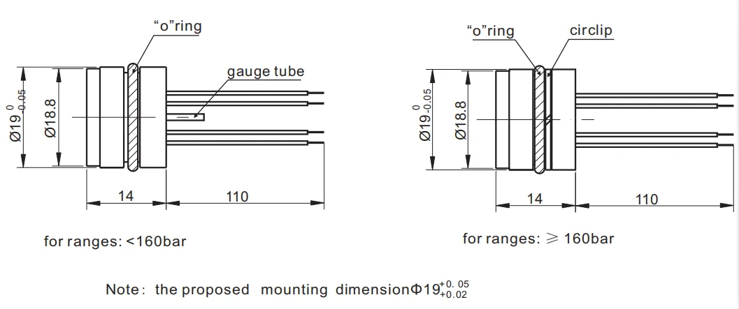 

UPX23 OEM In-built Pt100 Temperature Pressure Sensor
