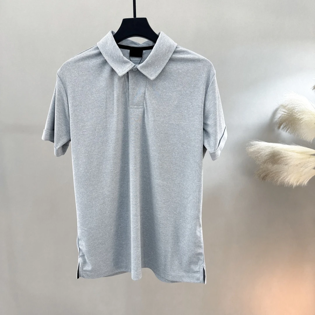 Men's Golf Short Sleeve T-Shirt 2026 Summer New Korean Style High-End Minimalist Letter Print Jersey Breathable Quick-Dry Soft