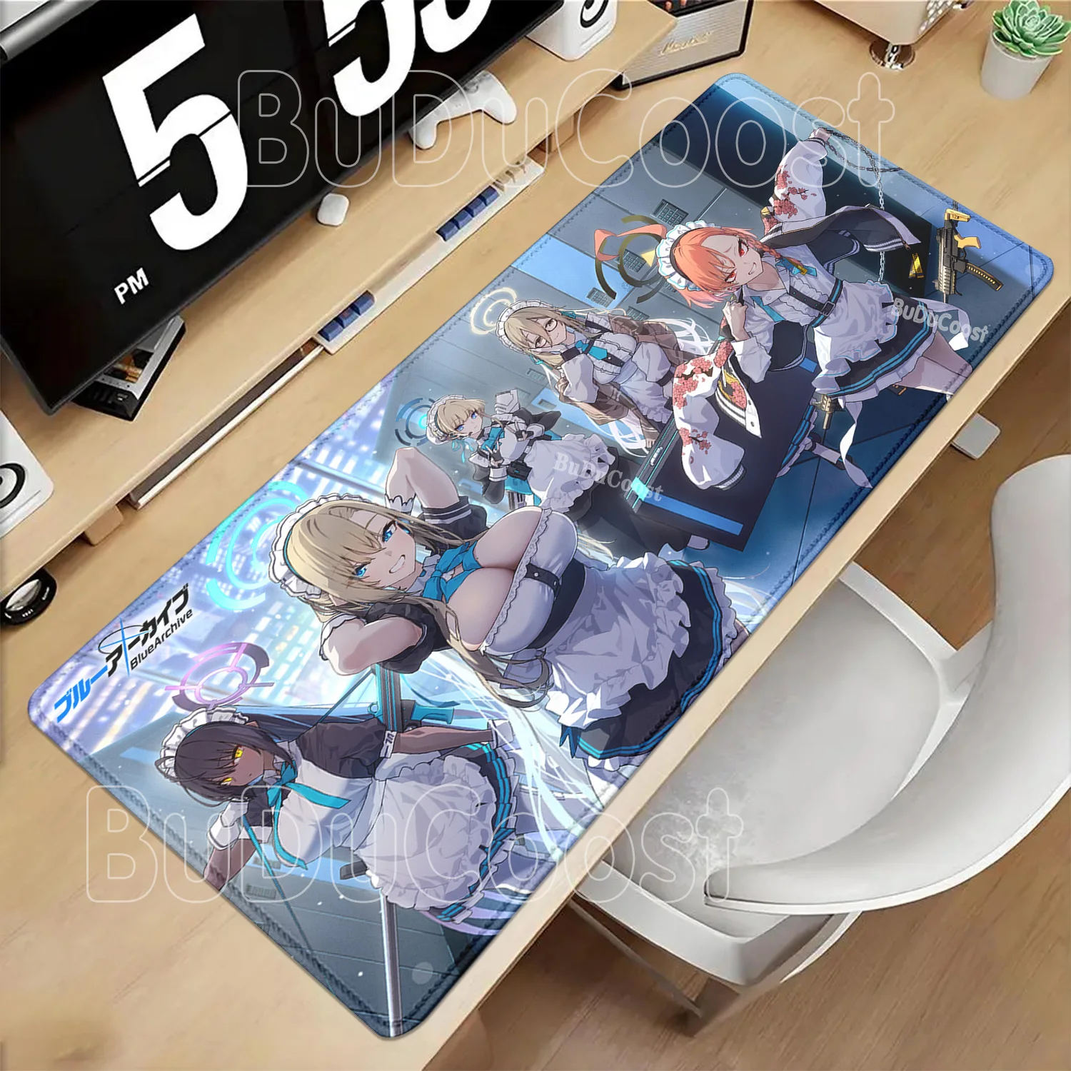 Bunny Girl Asuma Toki Blue Archive Mousepad HD Printing ESports Mouse Pad Keyboard Anime Girl Offices Accessories XXL Desk Mat