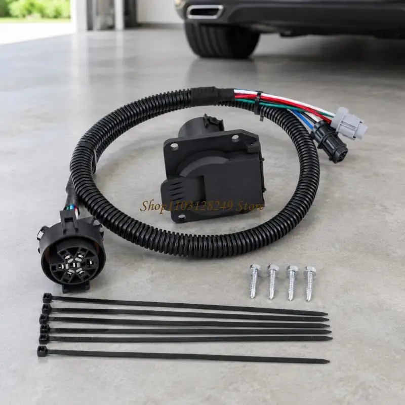 N5KD 7-Pin Trailer Circuit Harness for Tow-Vehicle Light Wiring Tasks 56226 118281