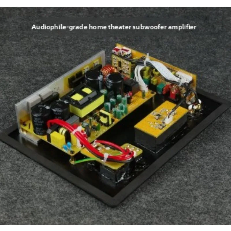 RF-200 High Power Subwoofer Amplifier Board, Integrated Patch Circuit for Home Cinema Audio, 120-240VAC Input