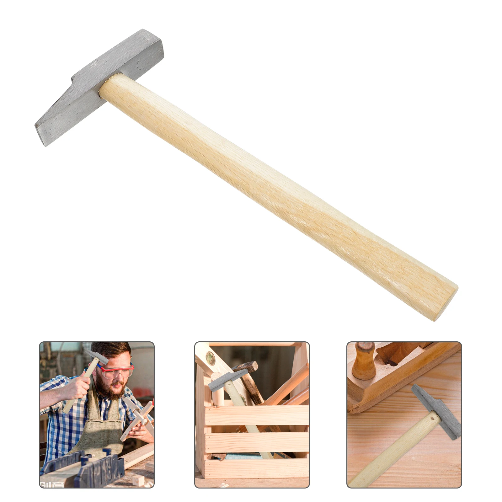 

1pc Durable Duckbill Heat-Treated Impact Resistant Wear-Resistant High Hardness Surface Ergonomic Design Woodworking Home Hammer
