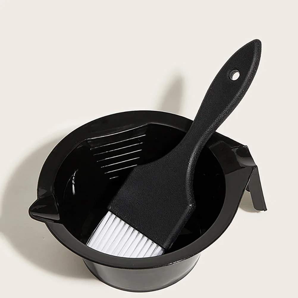 

1 set 1 Set Hair Dyeing Kit With Mixing Bowl Brush For Salon Home Use Reusable Plastic Hair Coloring Tools Set Accessory