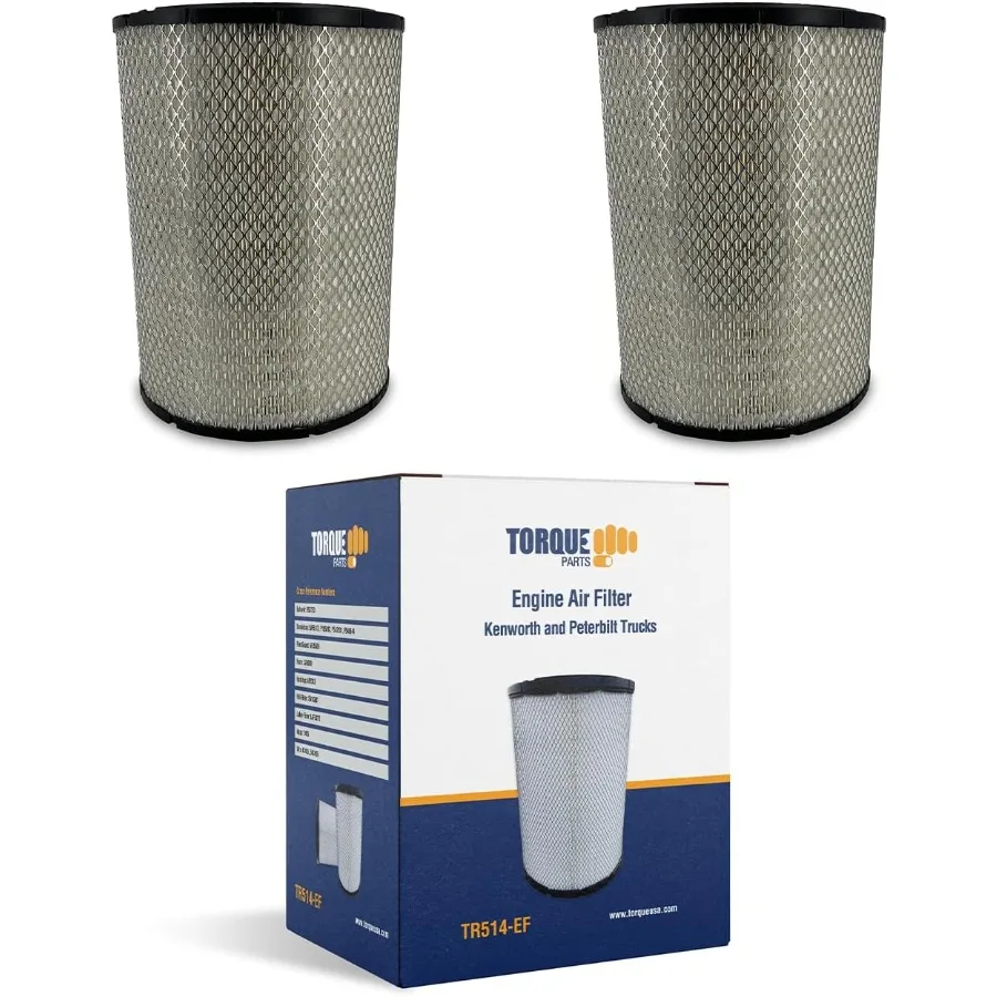 

Engine Air Filter Compatible with Select Kenworth T2000 T700 W900L Peterbilt 387 567 587 Semi Trucks Accessories Parts Replaces