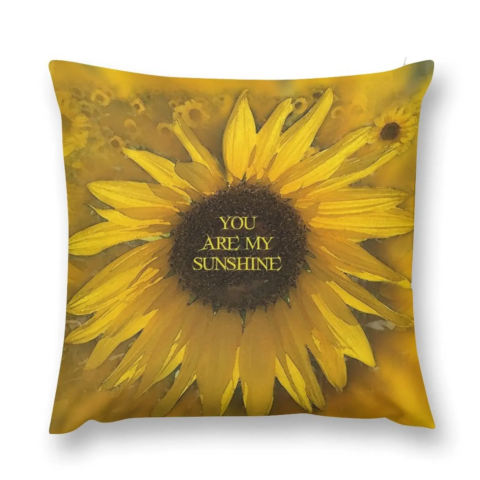 

Reiki Sunflowers - Angel Reiki - You Are My sunshine Throw Pillow Cusions Cover Cushions For Children Christmas Pillows pillow