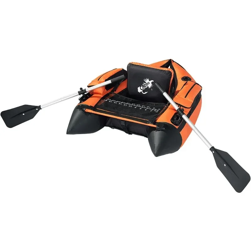 

Caddis Sports Fishing Float Tube, Inflatable Angling Belly Boat for Freshwater & Saltwater Fishing