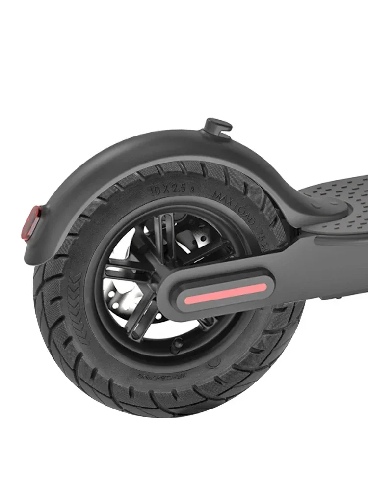 Pneu solide de 10 pouces, 10x2.50, en caoutchouc Durable, Anti-choc, résistant à l'usure, sans chambre à air, pour Scooter électrique Xiaomi M365 Pro 1S